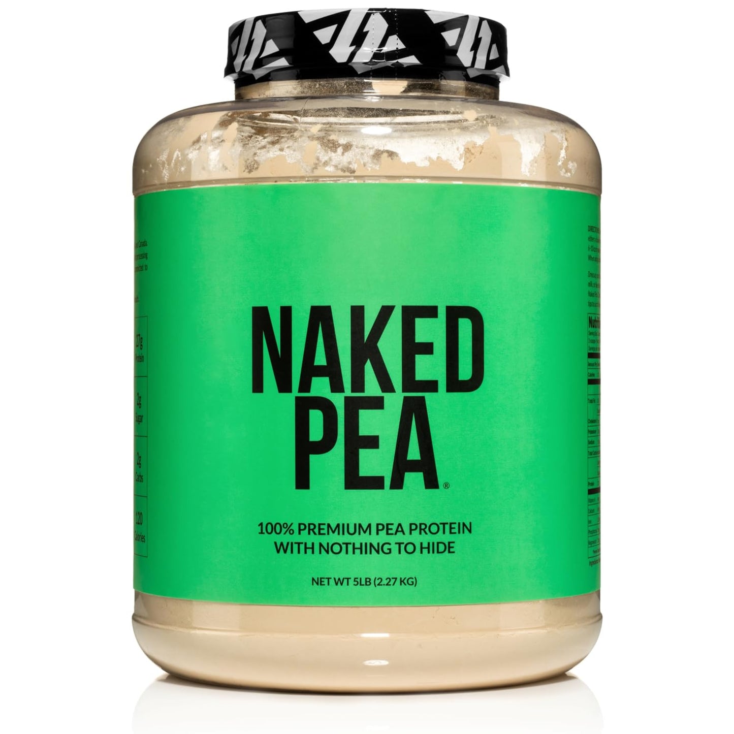 NAKED Pea - 5LB 100% Pea Protein Powder from North American Farms - Unflavored Vegan Pea Protein Isolate - NSF Certified, Plant Protein Powder, Easy to Digest - 76 Servings - dailyvitalstore
