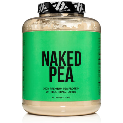 NAKED Pea - 5LB 100% Pea Protein Powder from North American Farms - Unflavored Vegan Pea Protein Isolate - NSF Certified, Plant Protein Powder, Easy to Digest - 76 Servings - dailyvitalstore