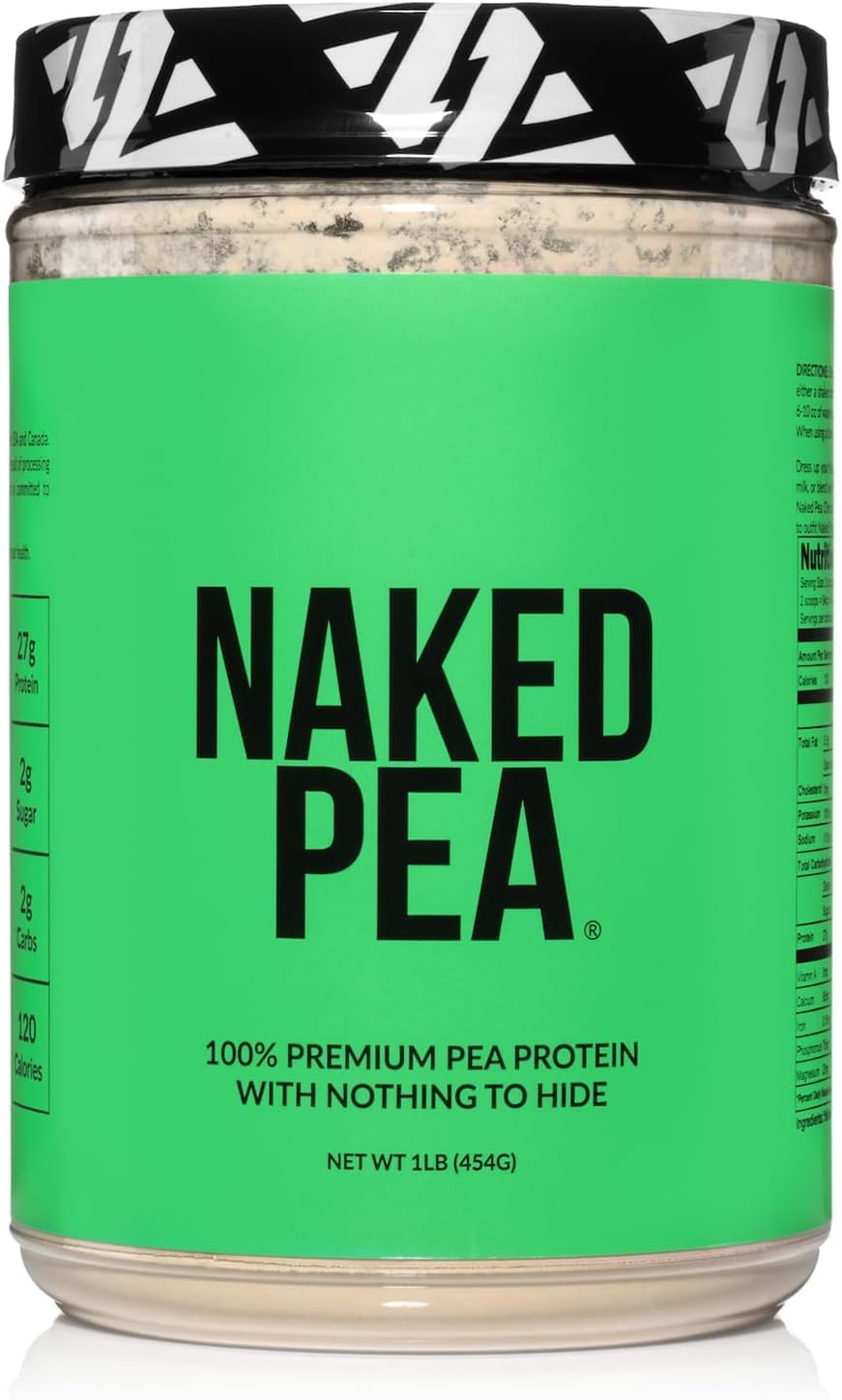NAKED Pea - Pea Protein Isolate - Plant Based, Vegetarian & Vegan Protein. NSF Certified, Easy to Digest, Non-GMO, No Lactose - dailyvitalstore