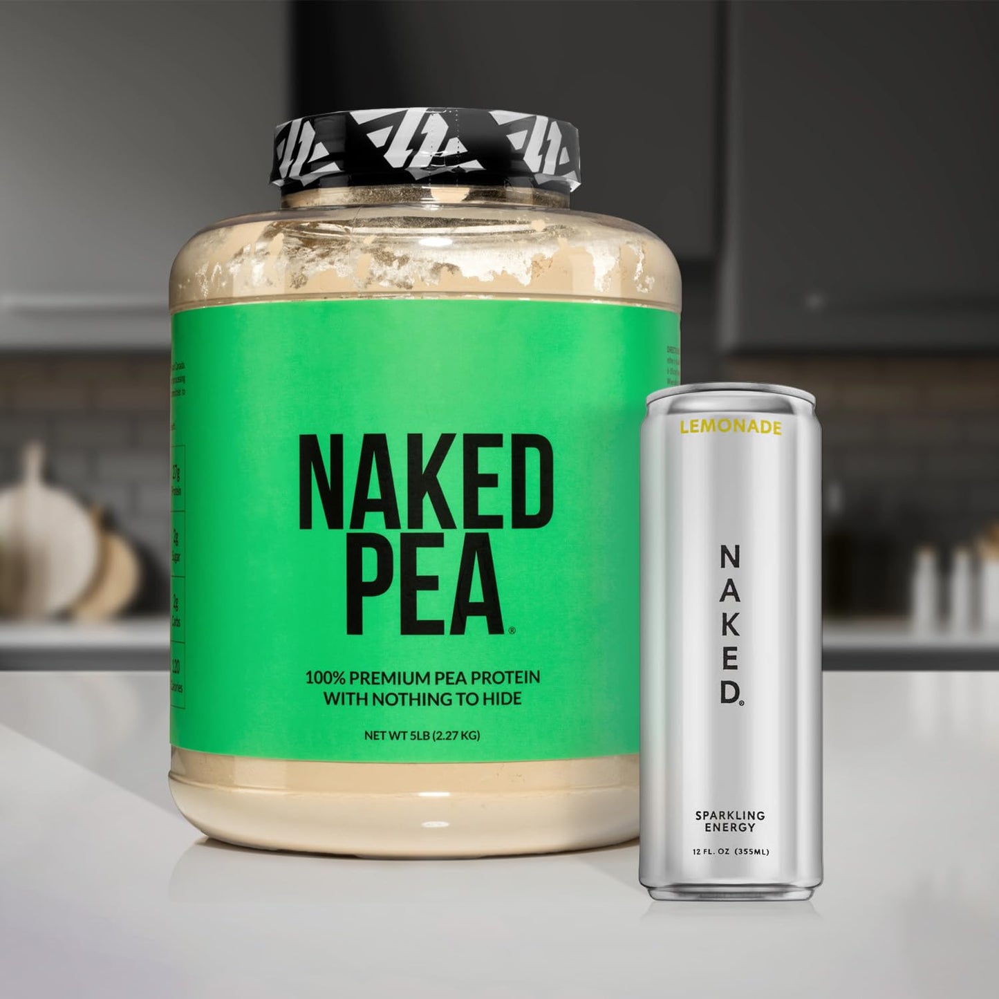 NAKED Pea - Pea Protein Isolate - Plant Based, Vegetarian & Vegan Protein. NSF Certified, Easy to Digest, Non-GMO, No Lactose - dailyvitalstore