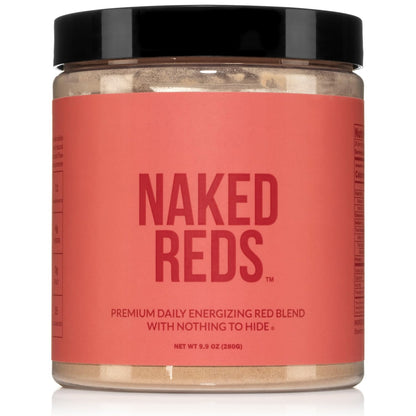 NAKED Reds Superfood Powder - Healthy, Energizing Polyphenol Fruit Powder Mix, No Fillers, No Additives, Vegan, Non-GMO, Gluten Free - 28 Servings - dailyvitalstore