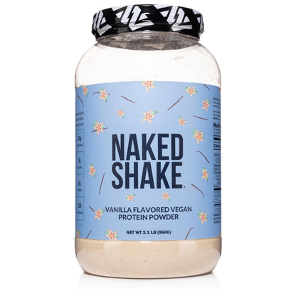 NAKED Shake - Vanilla Protein Powder - Plant Based Protein Shake with Mct Oil, NSF Certified, Gluten-Free, Soy-Free, No Gmos Or Artificial Sweeteners - 30 Servings - dailyvitalstore