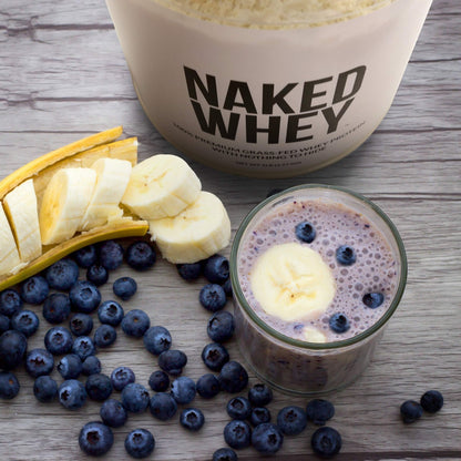 NAKED Whey 1Lb - Only 1 Ingredient, Grass Fed Whey Protein Powder, NSF Certified, Undenatured, No Gmos, No Soy, Gluten Free - dailyvitalstore