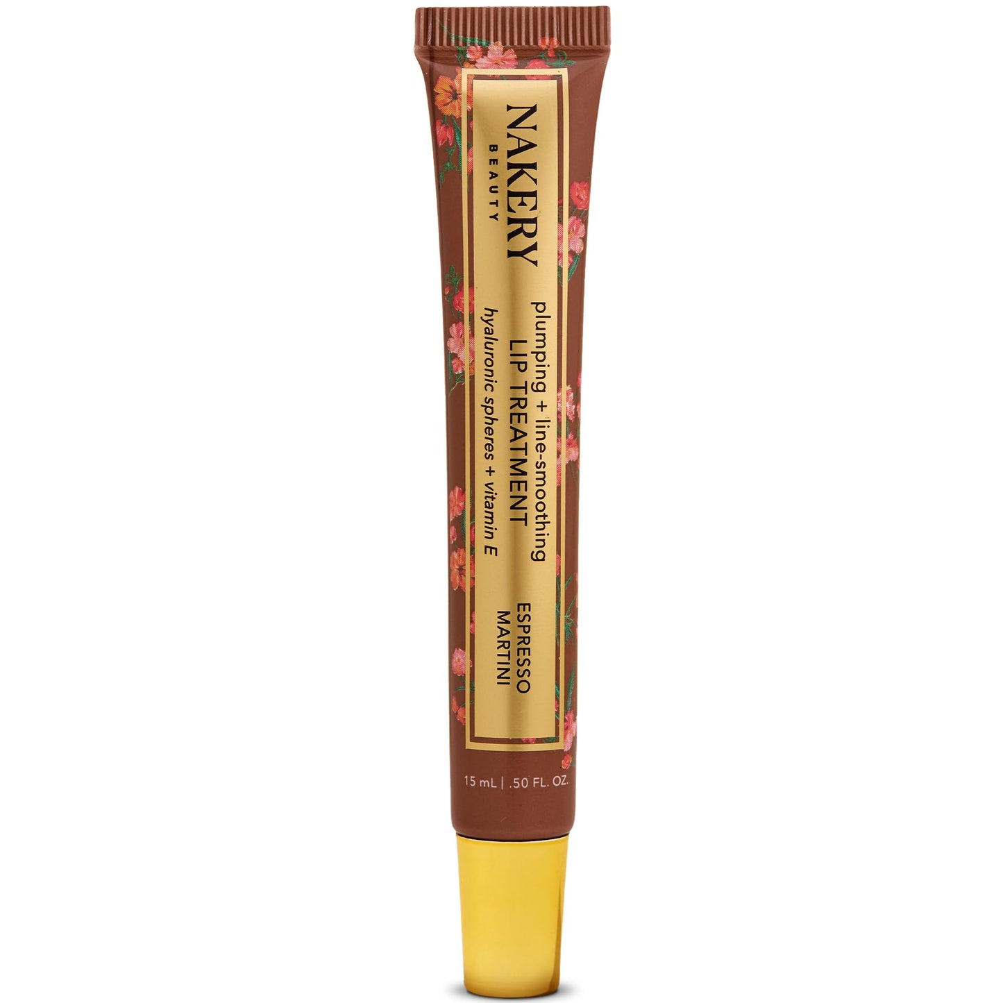 Nakery Plumping Lip Treatment for Dry Cracked Lips - Line Smoothing Lip Plumper for Women with Hyaluronic Acid Serum for Lips - Non Sticky Lip Gloss Plumper for Petal Soft Lips – Espresso Martini - dailyvitalstore