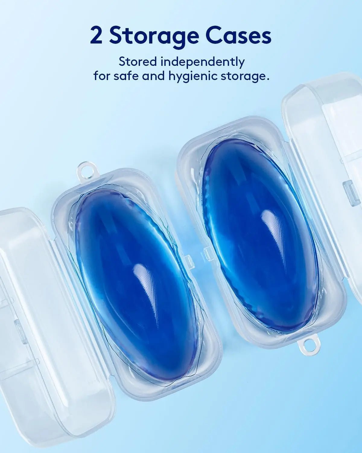 nalax Hemorrhoid Ice Pack 2 Pack – Ultra-Soft Reusable Cooling Gel Pads for Fast Relief, FSA-HSA Eligible Cold Therapy for Hemorrhoid Sufferers & Postpartum Moms, Includes 2 Storage Cases - dailyvitalstore
