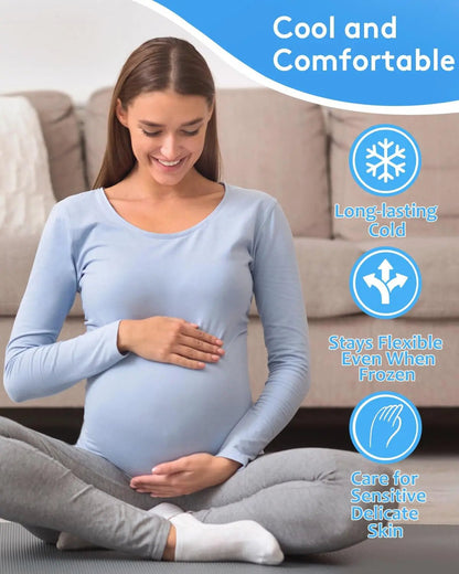 nalax Hemorrhoid Ice Pack 2 Pack – Ultra-Soft Reusable Cooling Gel Pads for Fast Relief, FSA-HSA Eligible Cold Therapy for Hemorrhoid Sufferers & Postpartum Moms, Includes 2 Storage Cases - dailyvitalstore