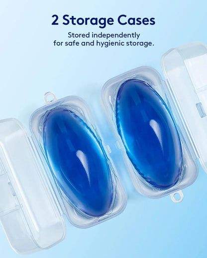 nalax Hemorrhoid Treatment Ice Pack for Fast Relief, FSA-HSA Eligible Cooling Gel Pads, Ultra-Soft, No Mess, Home Use for Hemorrhoid Sufferers & New Moms with Hemorrhoids, Includes 2 Storage Cases - dailyvitalstore