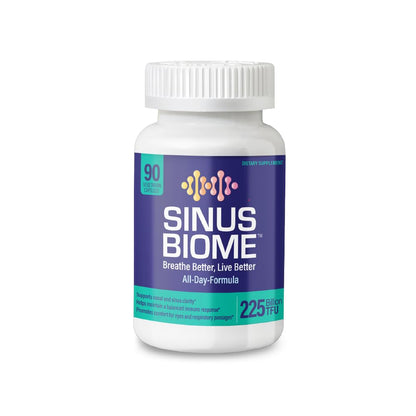 NANOWELL Sinus Biome All-Day Formula Dietary Supplement, 90 Vegetarian Capsules, 225 Billion TFU for Nasal, Sinus, Respiratory Support - dailyvitalstore