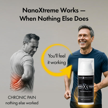 NANOXTREME Pain Relief Cream – Fast-Acting Topical for Muscle, Joint & Nerve Discomfort – Deep-Absorbing, Long-Lasting Formula with Natural Ingredients – Cooling Sensation – 1 oz Size – Made in USA - dailyvitalstore