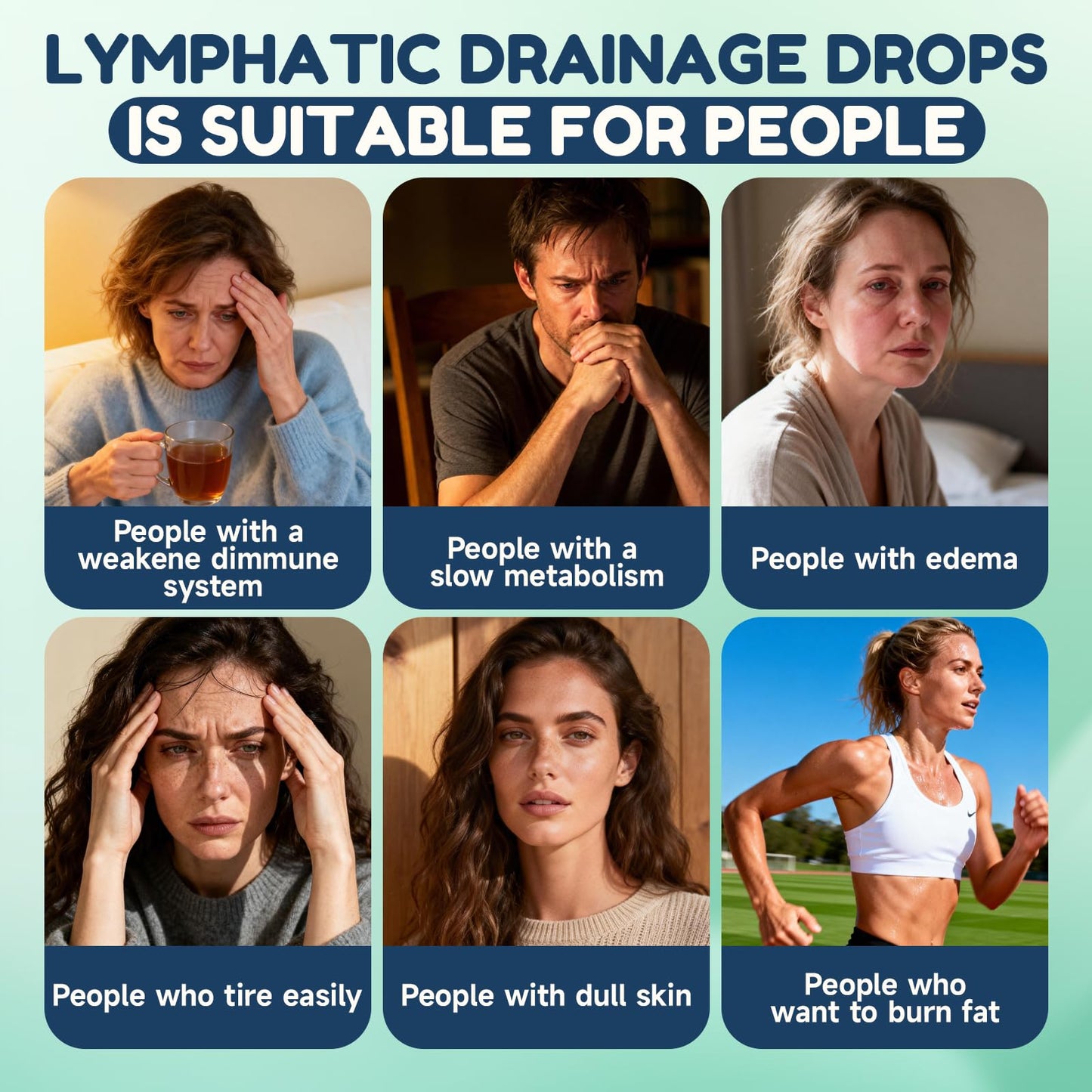 NaSeny Lymphatic Drainage Drops, 9 IN1 Lymphatic Drainage Supplements for Detox & Cleanse, Immune System Support with Echinacea, Elderberry, Dandelion, Arctium Lappa, 2 FL OZ - dailyvitalstore