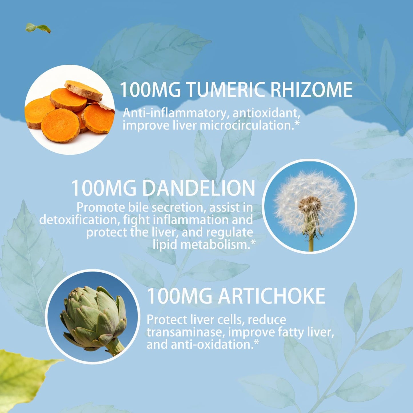 Natener Liver Support with 200mg Milk Thistle, 100mg Glutathione, 100mg NAC, 150mg Tumeric, Dandelion, Artichoke, Liver Cleanse Detox & Repair, Supports Energy*, Immunity & Liver Health*, 60 caps - dailyvitalstore