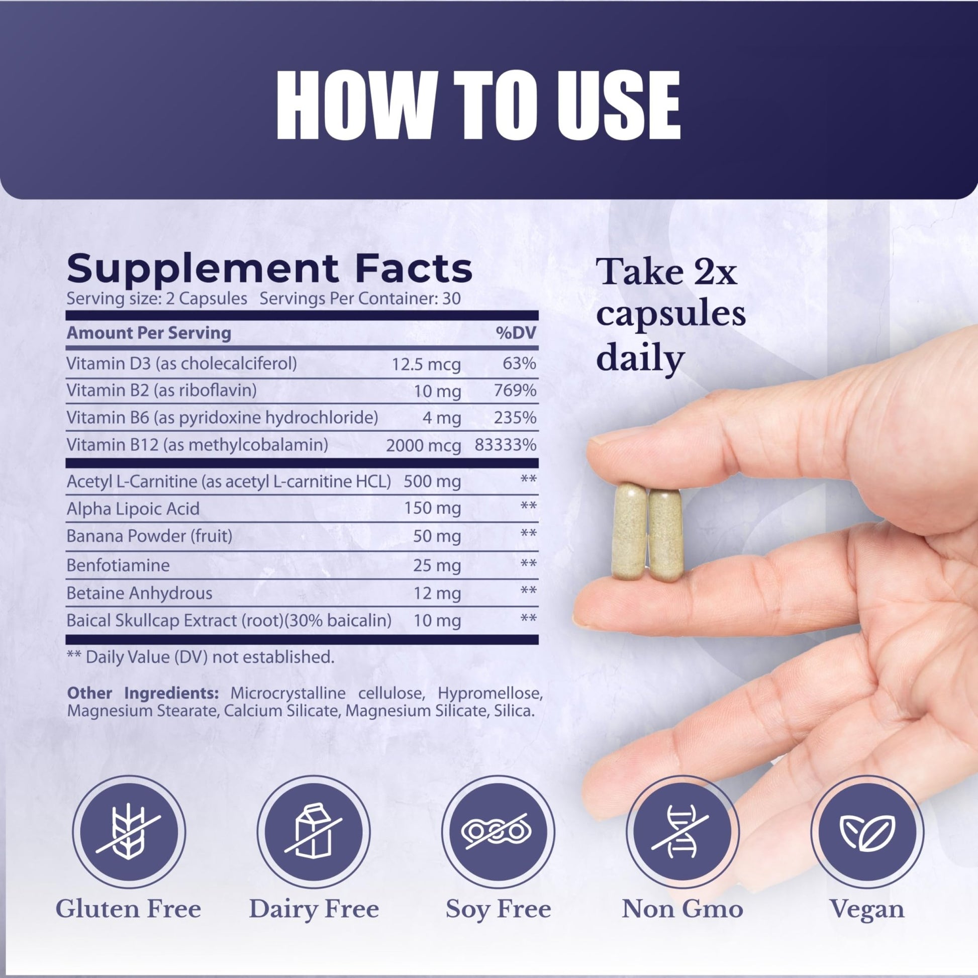NATION HEALTH MD N-Balance 8 - Nerve Support Formula - Nerve Support Supplement with Alpha Lipoic Acid, Benfotiamine and ALA - Nerve Health Supplements for Men & Women, 120 Capsules - dailyvitalstore