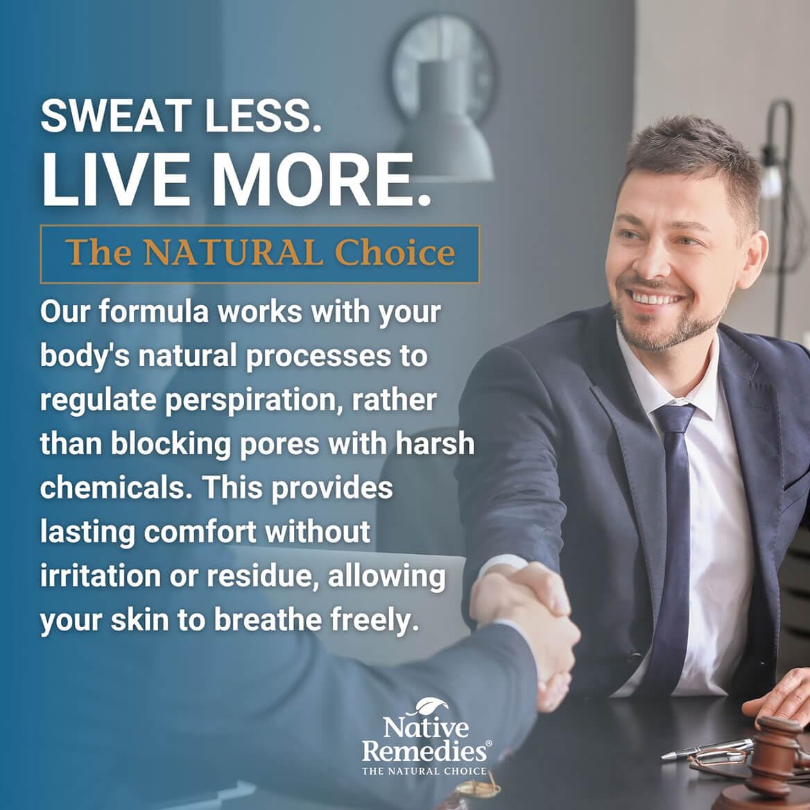 Native Remedies Sweat-Less - Natural Homeopathic Formula for Excessive Sweating, Perspiration and Clamminess - 59 mL - dailyvitalstore
