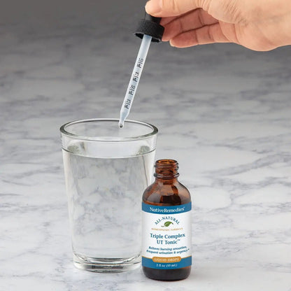 Native Remedies Triple Complex UT Tonic - Natural Homeopathic Formula to Relieve Bladder Irritation, Burning Sensation, Frequent Urination and Urgency - 59 mL - dailyvitalstore