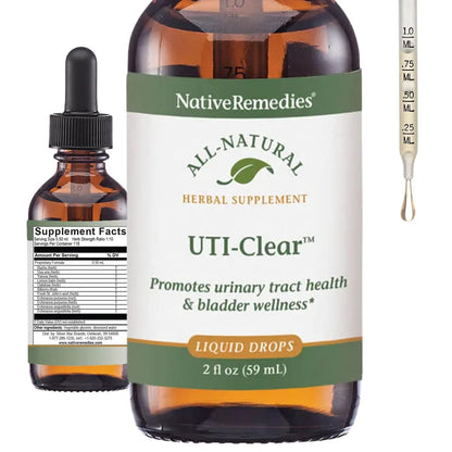 Native Remedies UTI-Clear for Urinary Tract and Bladder Health, 59 ml - dailyvitalstore