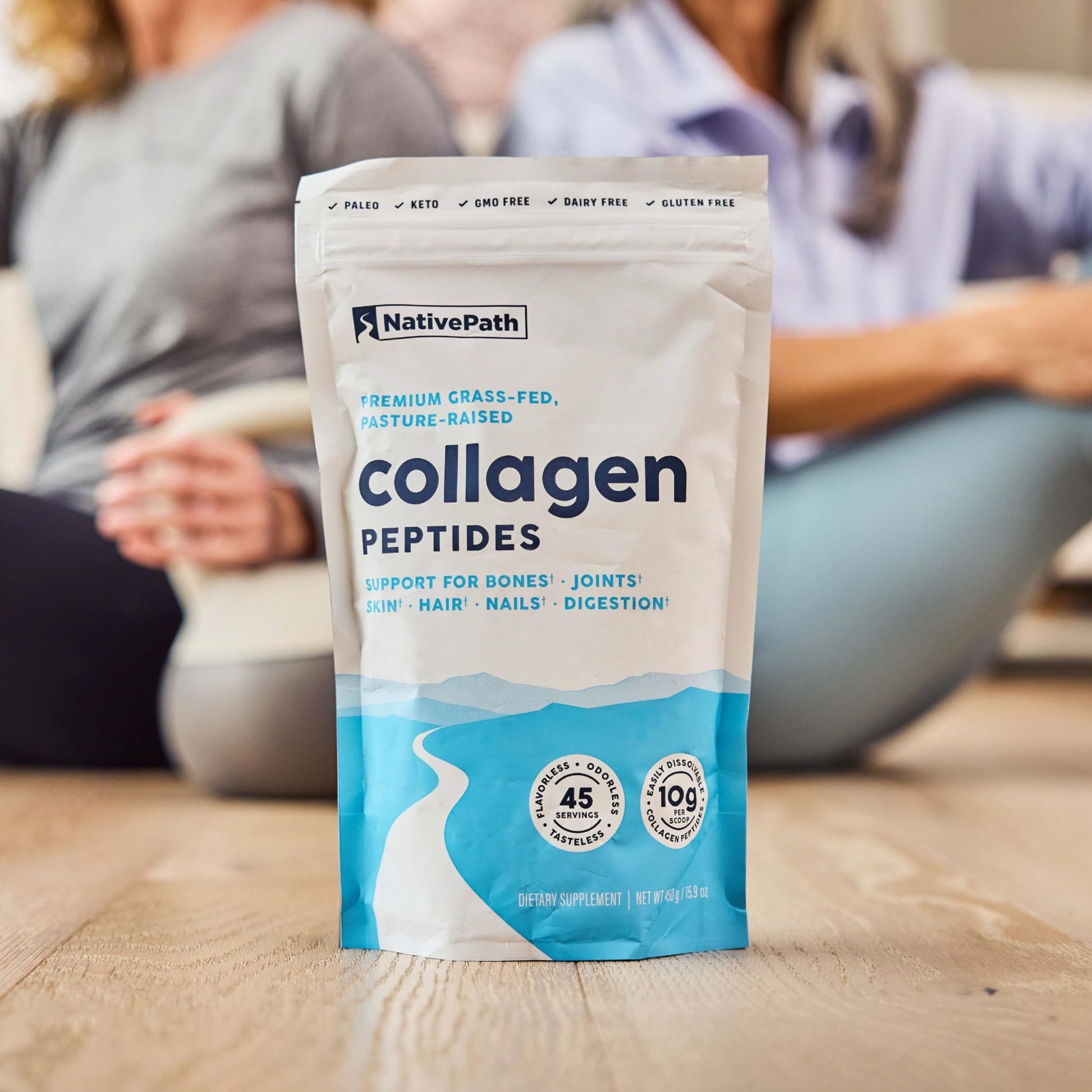 NativePath Collagen Peptides Protein - Hydrolyzed Type 1 & 3 Collagen Powder for Skin, Hair, Nails - 15.9 oz (45 Servings) - dailyvitalstore