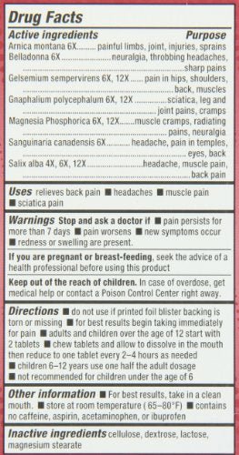 Natrabio Pain Relief Tablets, 60 Count - dailyvitalstore