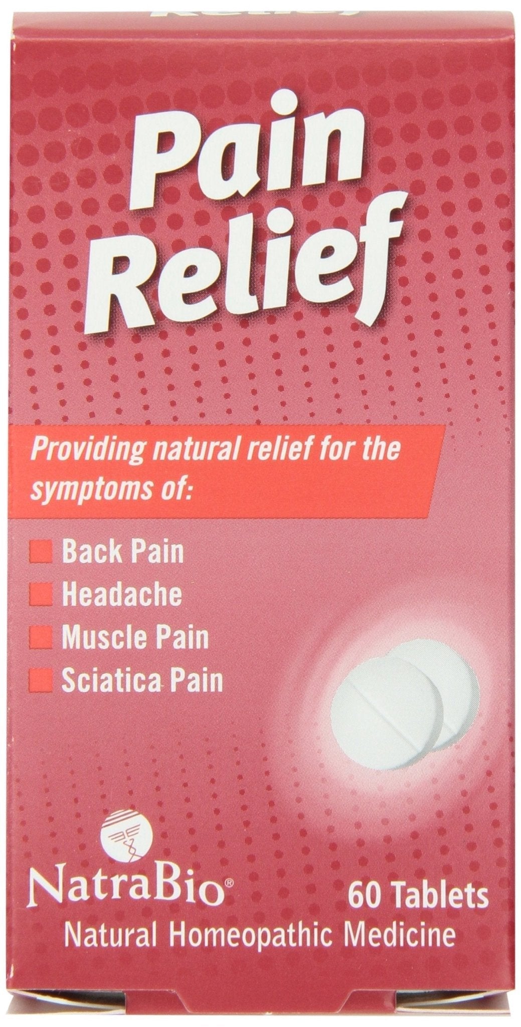 Natrabio Pain Relief Tablets, 60 Count - dailyvitalstore