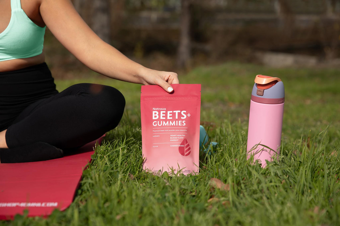 Natrava Beets+ Gummies - Premium Beet Root Powder, Grape Seed Extract and Vitamin C - Supports Healthy Blood Pressure and Heart Health - Low Sugar Nitric Oxide and Circulation Supplement - 50 Gummies - dailyvitalstore