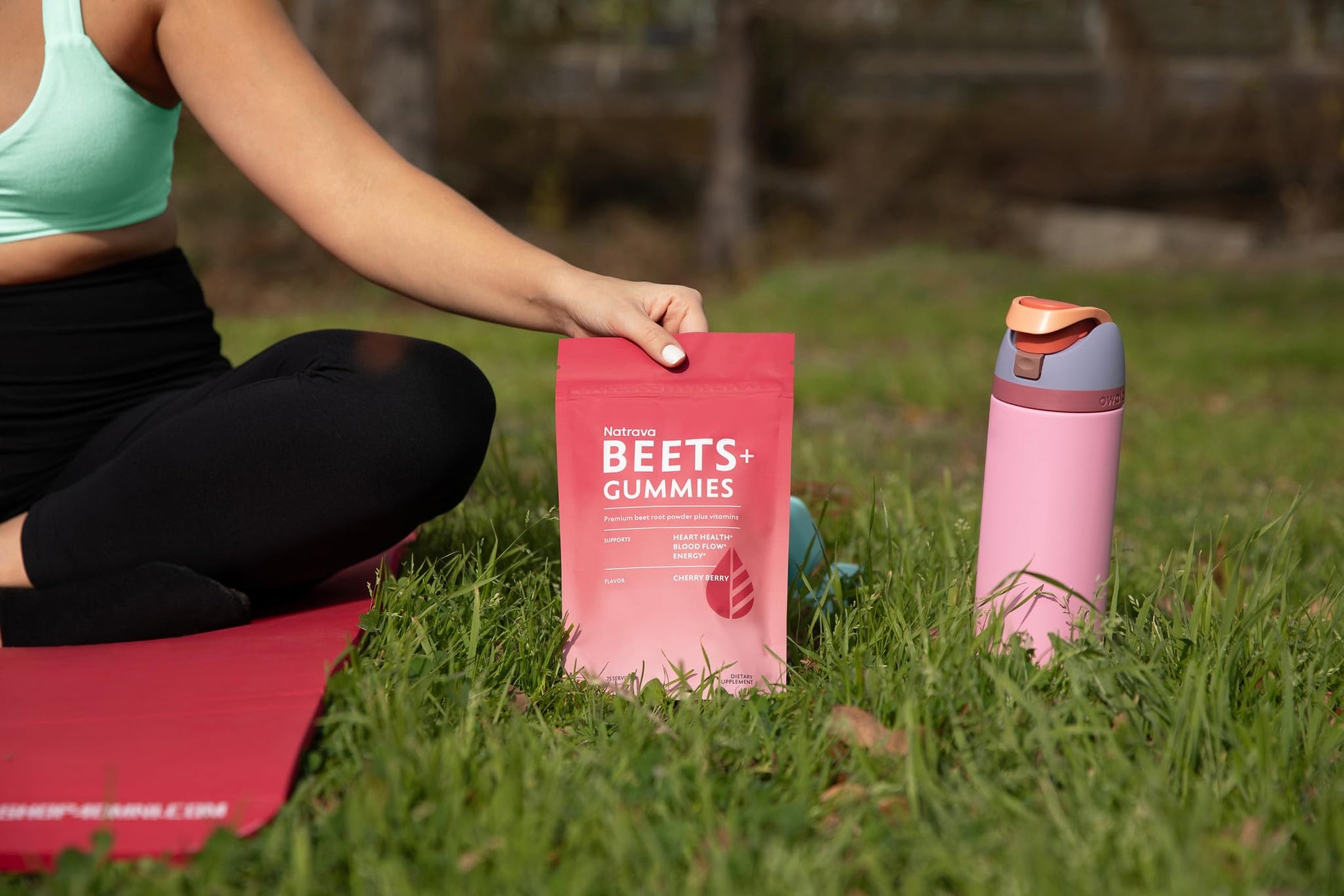 Natrava Beets+ Gummies - Premium Beet Root Powder, Grape Seed Extract and Vitamin C - Supports Healthy Blood Pressure and Heart Health - Low Sugar Nitric Oxide and Circulation Supplement - 50 Gummies - dailyvitalstore