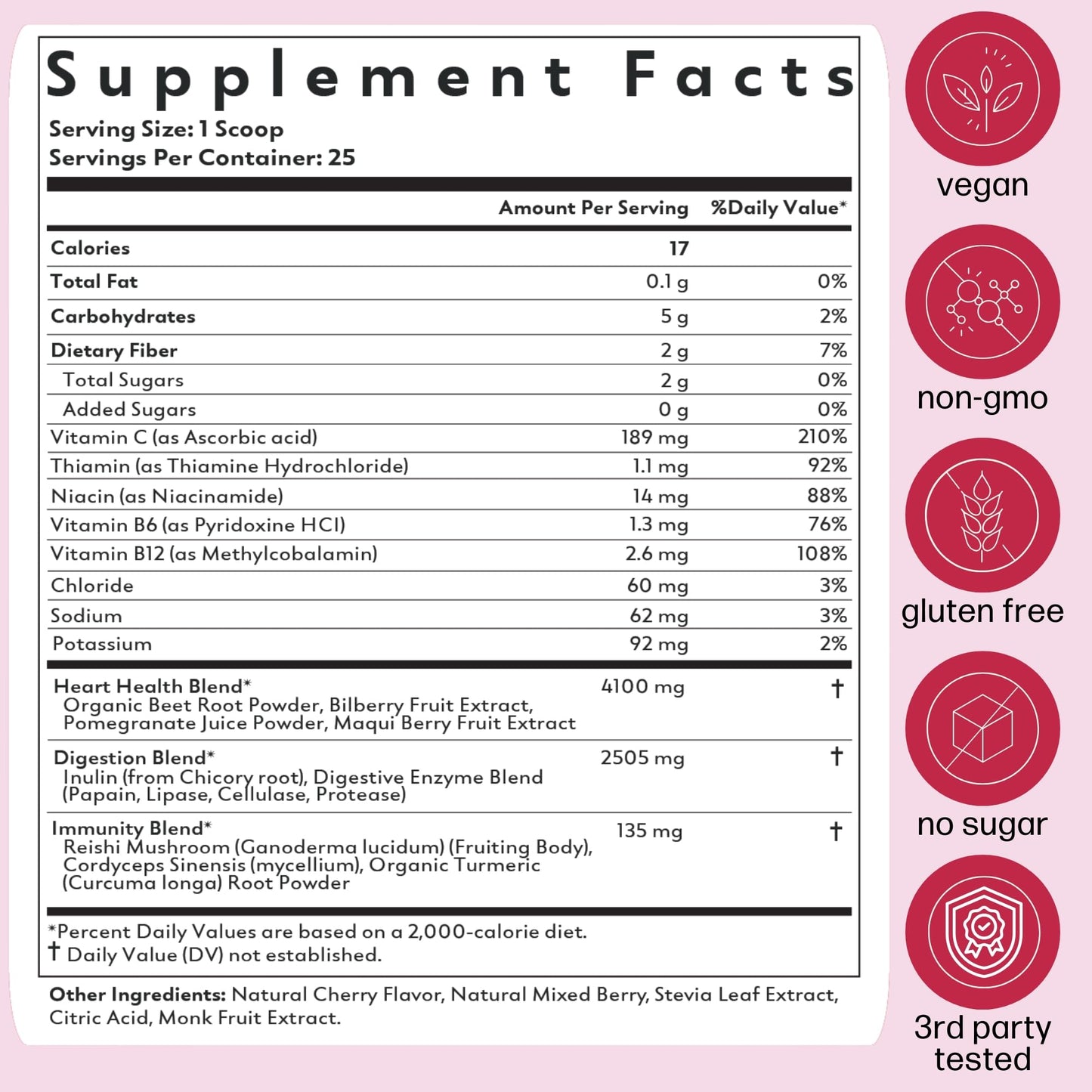Natrava Beets+ Organic Beet Root Powder Blend Fortified with Vitamins & Prebiotics for Heart Healthy Energy & Nitric Oxide Production - dailyvitalstore