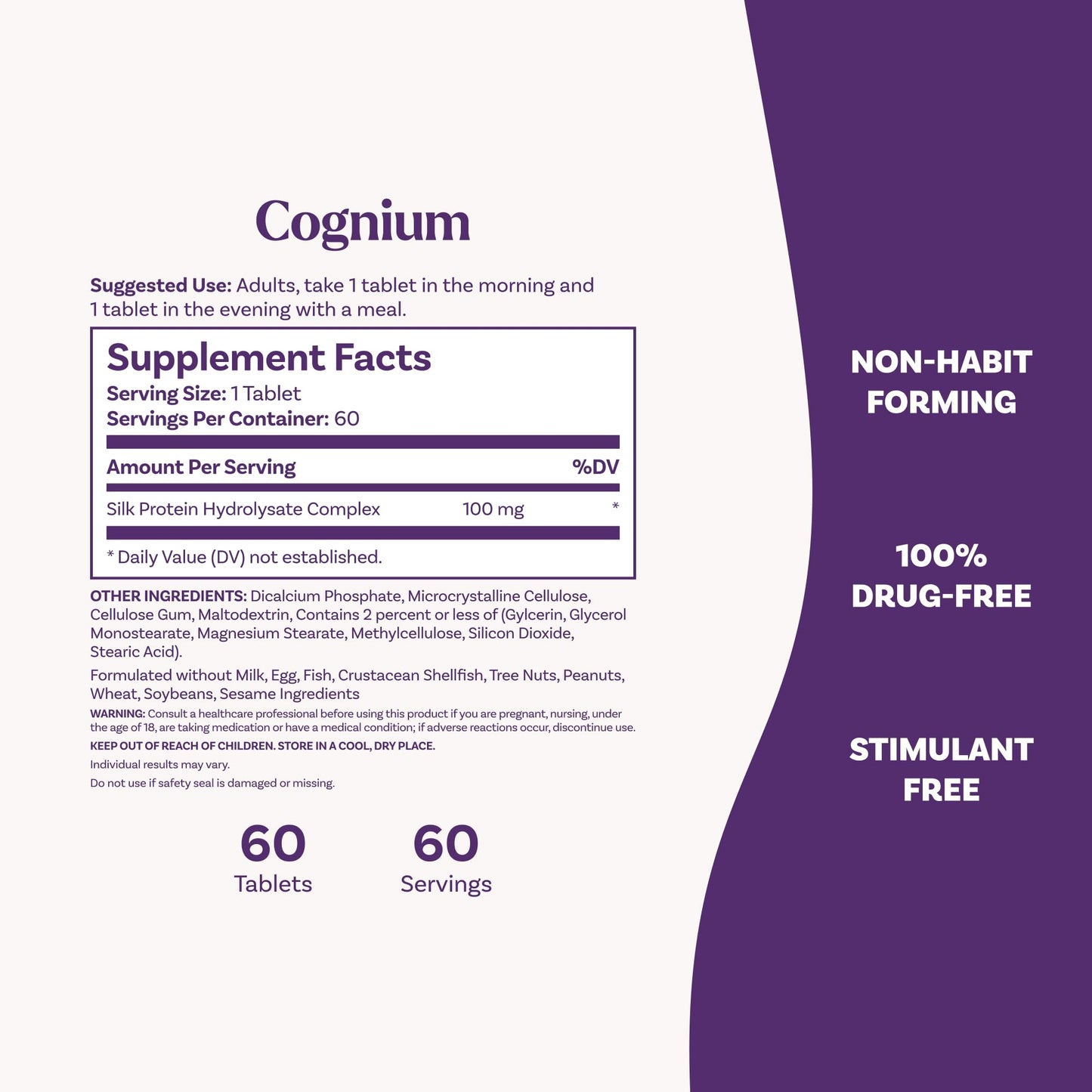 Natrol Cognium Memory, Brain Health Supplements for Adults, Brain Memory Supplements, Enhances Mental Agility in Healthy Adults, - dailyvitalstore