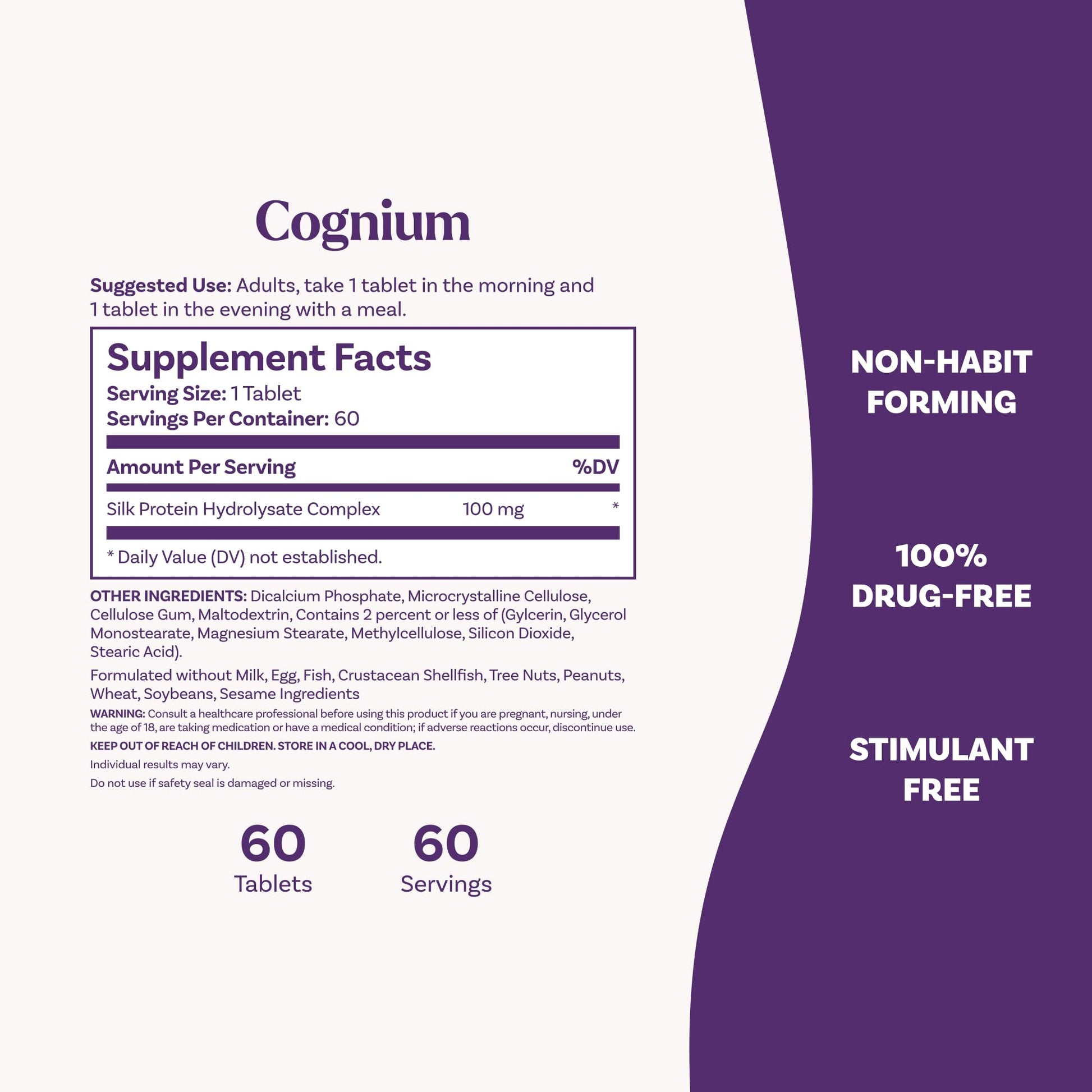 Natrol Cognium Memory, Brain Health Supplements for Adults, Brain Memory Supplements, Enhances Mental Agility in Healthy Adults, - dailyvitalstore