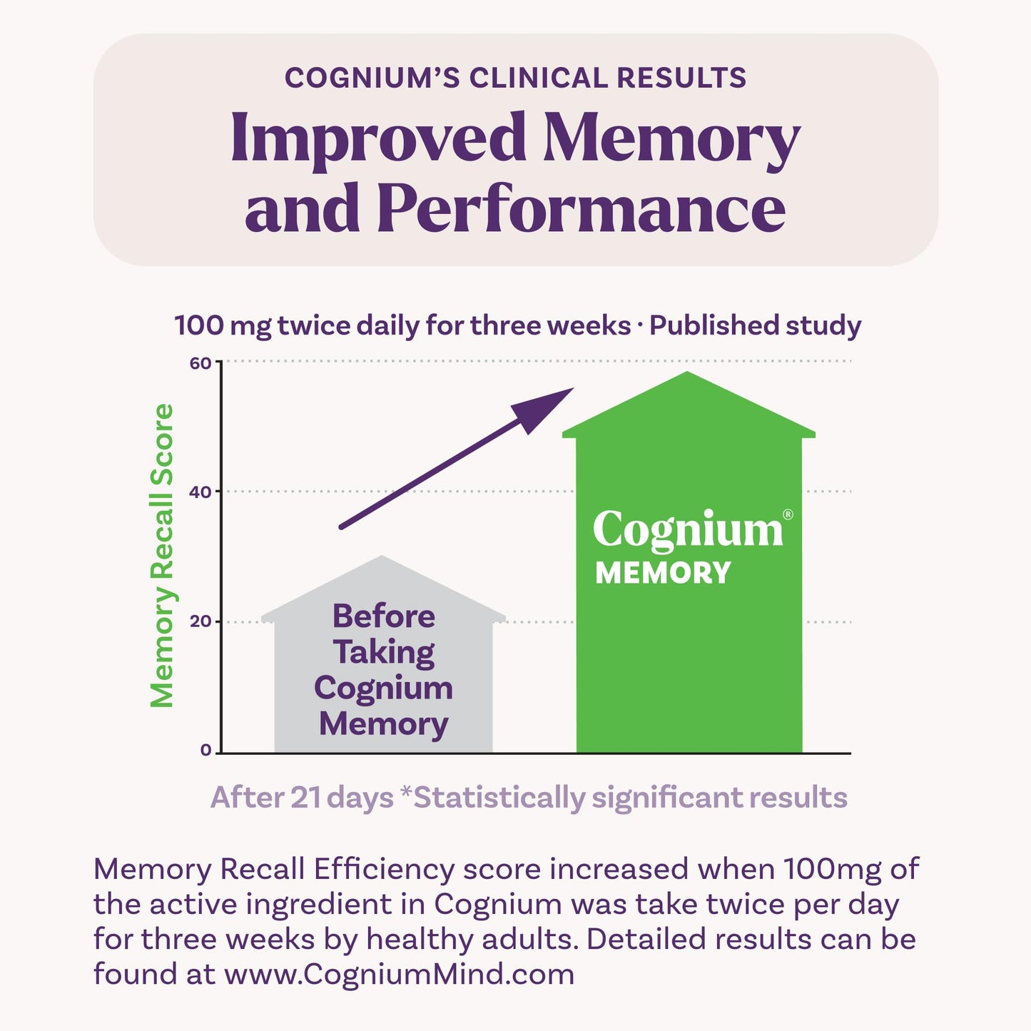 Natrol Cognium Memory, Brain Health Supplements for Adults, Brain Memory Supplements, Enhances Mental Agility in Healthy Adults, - dailyvitalstore
