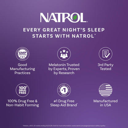 Natrol Sleep & Restore Capsules - Calm Magnesium Glycinate, Magnesium Sleep Aid with GABA, Melatonin 5mg, Botanical Blend, 30 Day Supply - dailyvitalstore