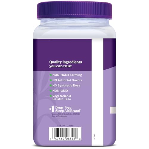 Natrol Sleep & Restore Magnesium Glycinate Blend Gummies, Magnesium for Sleep Aids for Adults, Melatonin-Free, Cherry Flavored, 30 Day Supply - dailyvitalstore