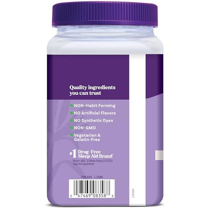 Natrol Sleep & Restore Magnesium Glycinate Blend Gummies, Magnesium for Sleep Aids for Adults, Melatonin-Free, Cherry Flavored, 30 Day Supply - dailyvitalstore