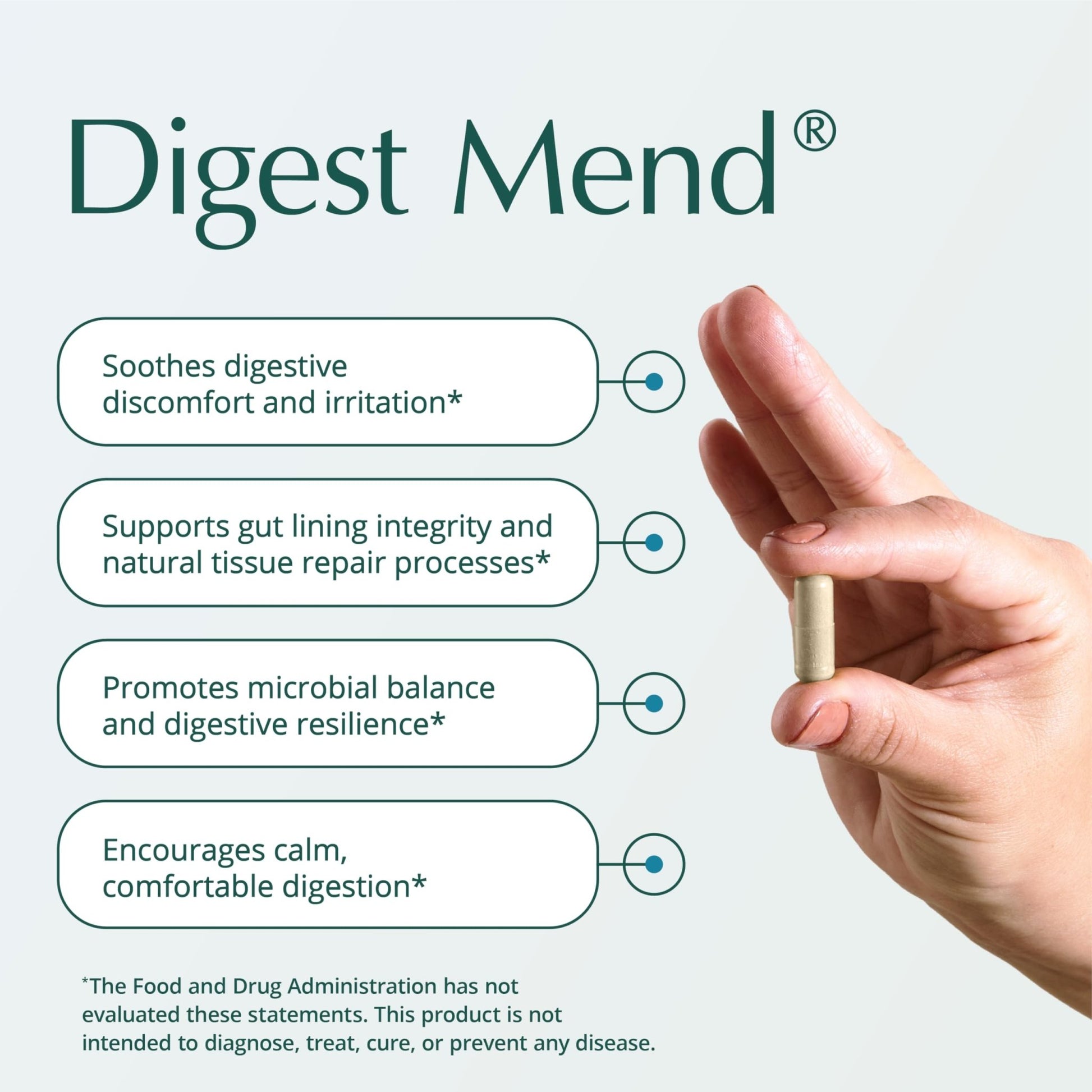 Natura Health Products Digest Mend Supplement - Encourages Healthy gastric microboime* - Featuring Deglycyrrhizinated Licorice (DGL), Aloe Vera, Marshmallow, Mastic Gum, & Chamomile (180 Capsules) - dailyvitalstore