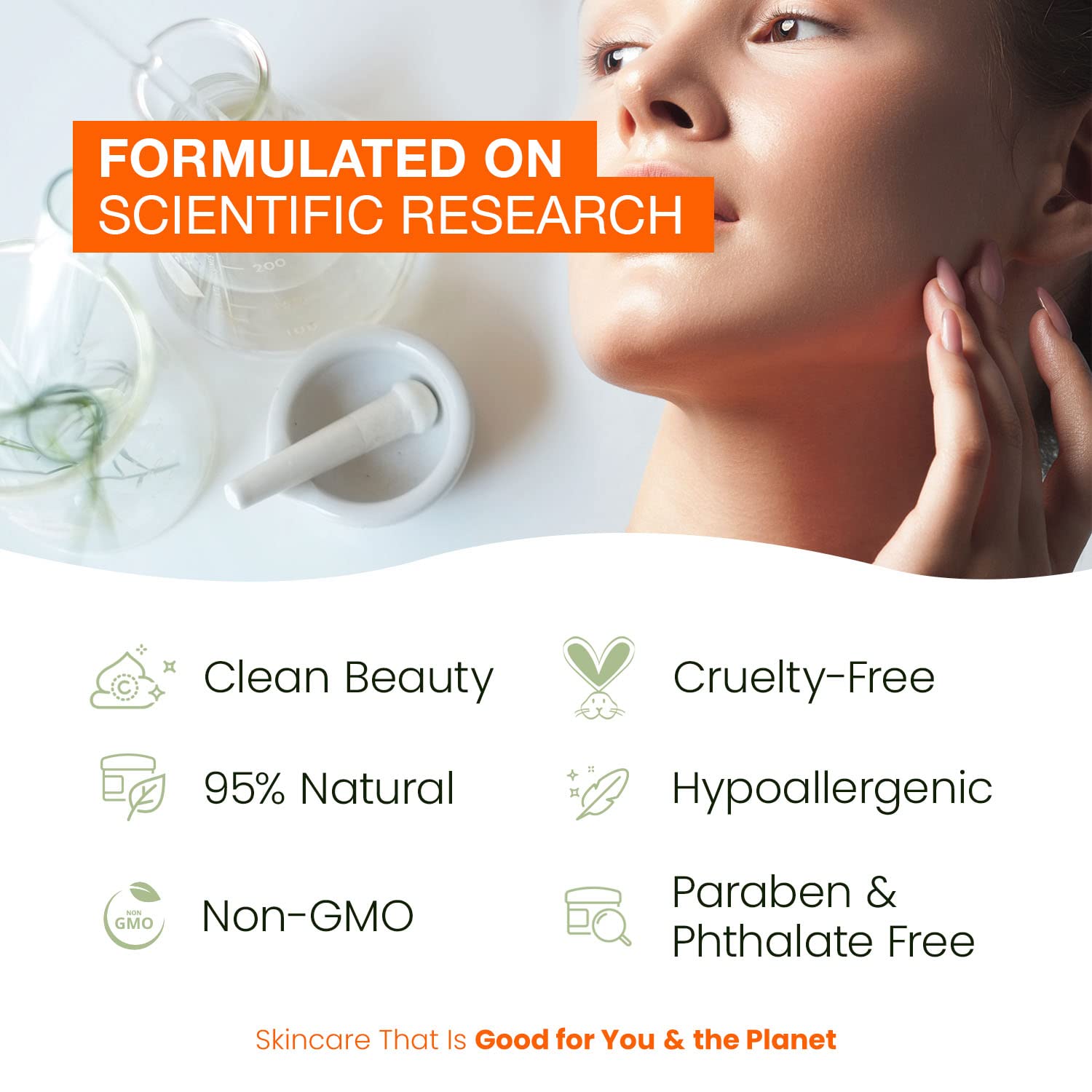 Natural Chemist Vitamin C Serum With Collagen - Dermatologist Tested, Skin Brightening, Anti-Aging, Acne Treatment, Fades Dark Spots, Cruelty Free Korean Skin - dailyvitalstore