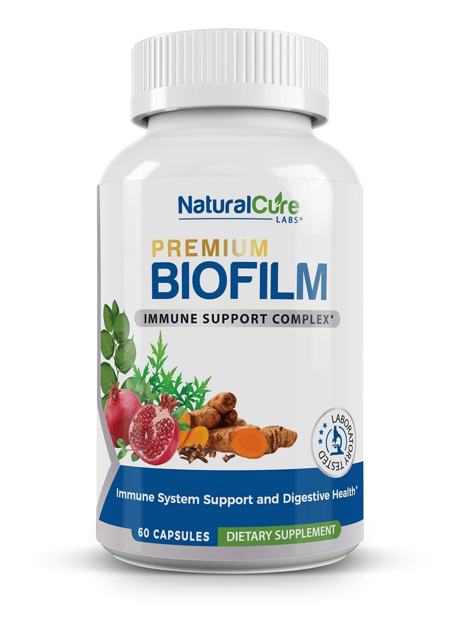 Natural Cure Labs Biofilm Complex – Premium Botanicals & Herbs | Digestive & Immune Wellness Support | Vegan, Non-GMO, Gluten-Free | Supports Gut Balance & Probiotic Activity - dailyvitalstore