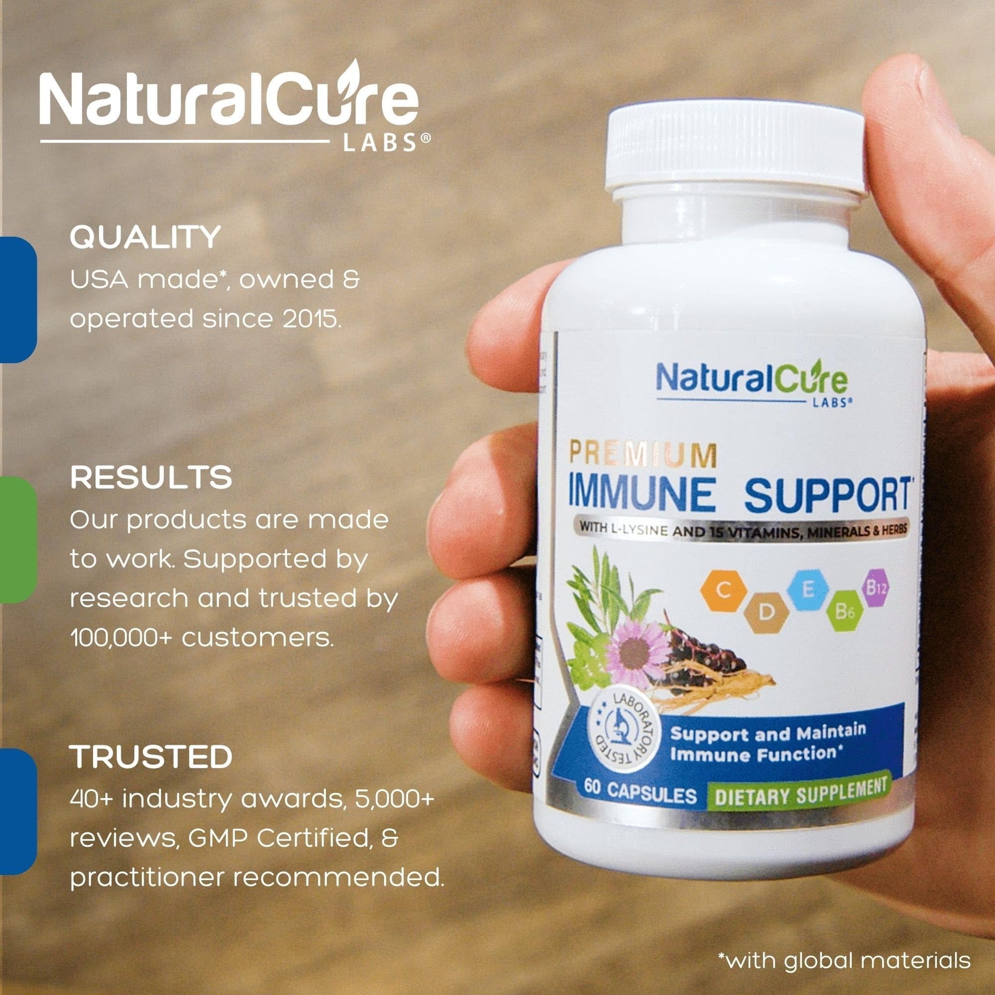 Natural Cure Labs Premium Immune Support - dailyvitalstore
