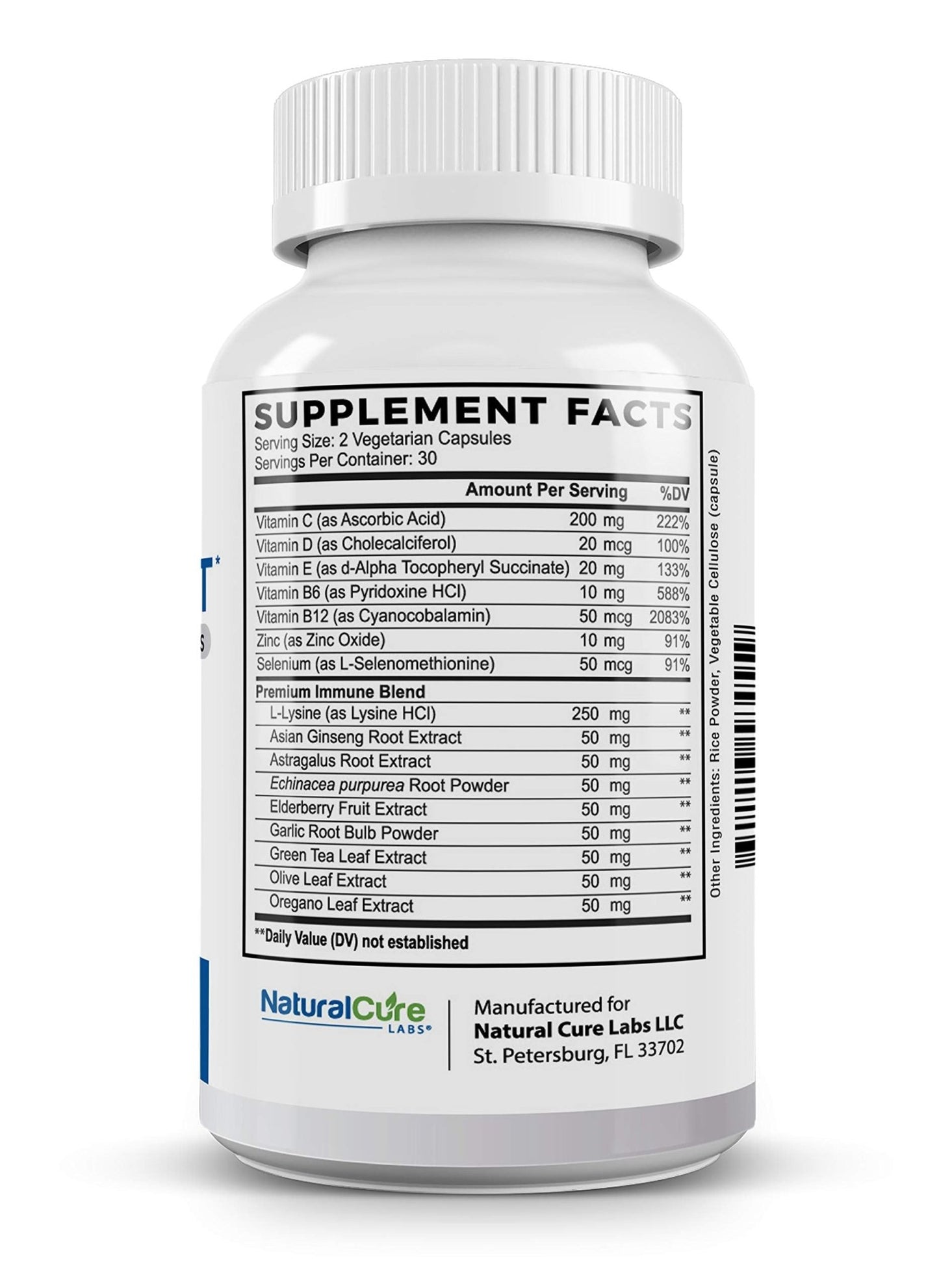 Natural Cure Labs Premium Immune Support - dailyvitalstore