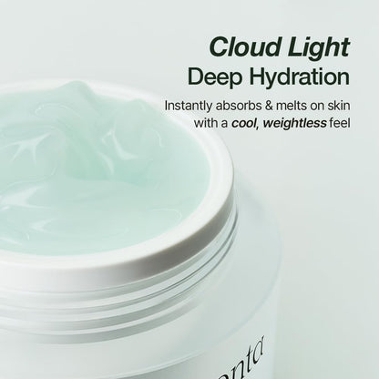 NATURAL DERMA PROJECT NDP Cica Cream - Gel Face Moisturizer for Sunburn Relief, lightweight Korean Moisturizer for Sensitive Skin, Centella Asiatica, - dailyvitalstore
