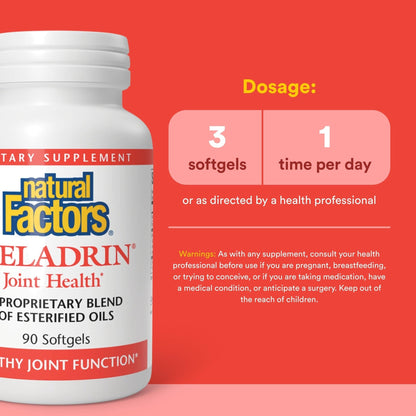 Natural Factors, Celadrin Joint Health, Promotes Flexibility, Mobility and Joint Function, 90 Softgels - dailyvitalstore
