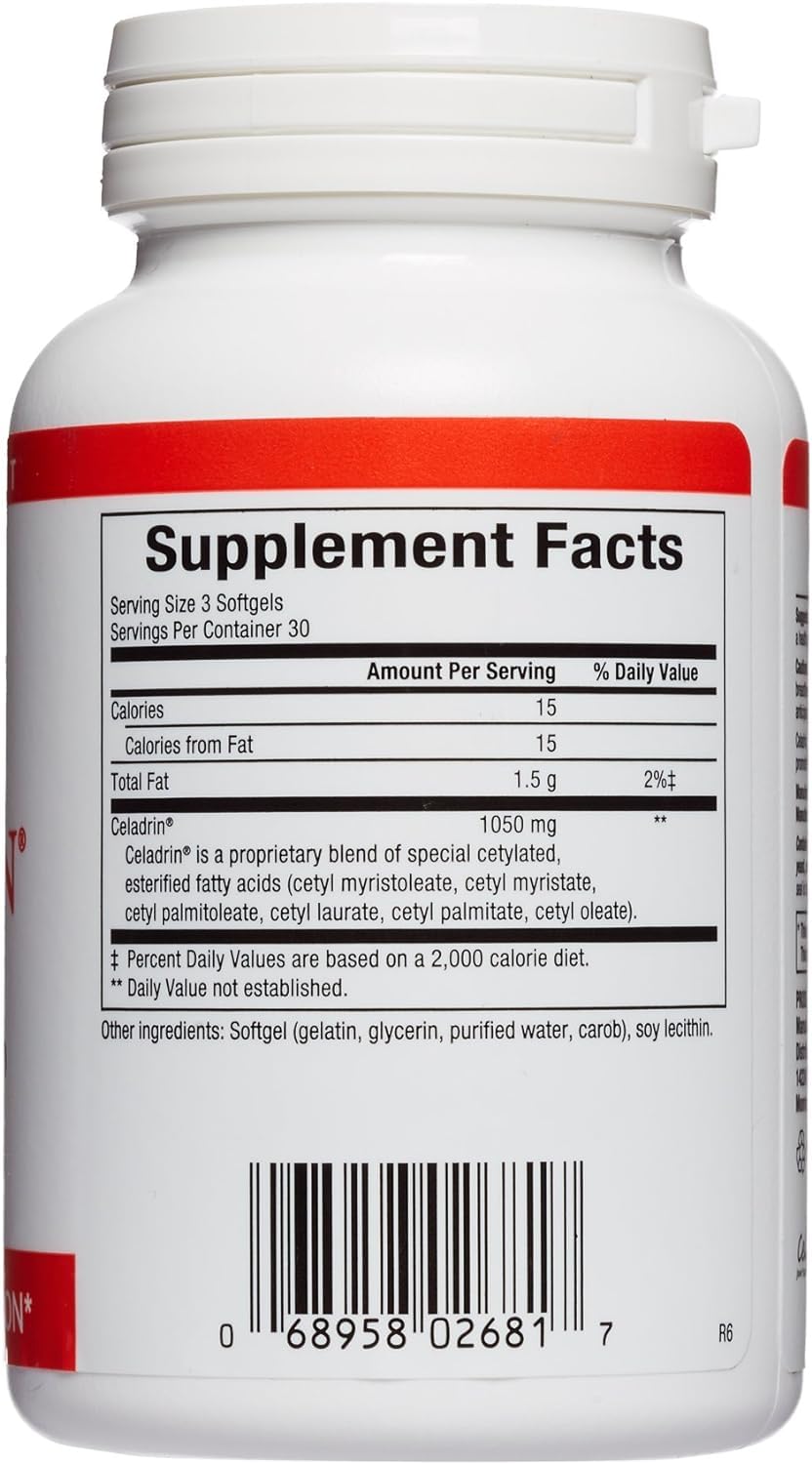 Natural Factors, Celadrin Joint Health, Promotes Flexibility, Mobility and Joint Function, 90 Softgels - dailyvitalstore