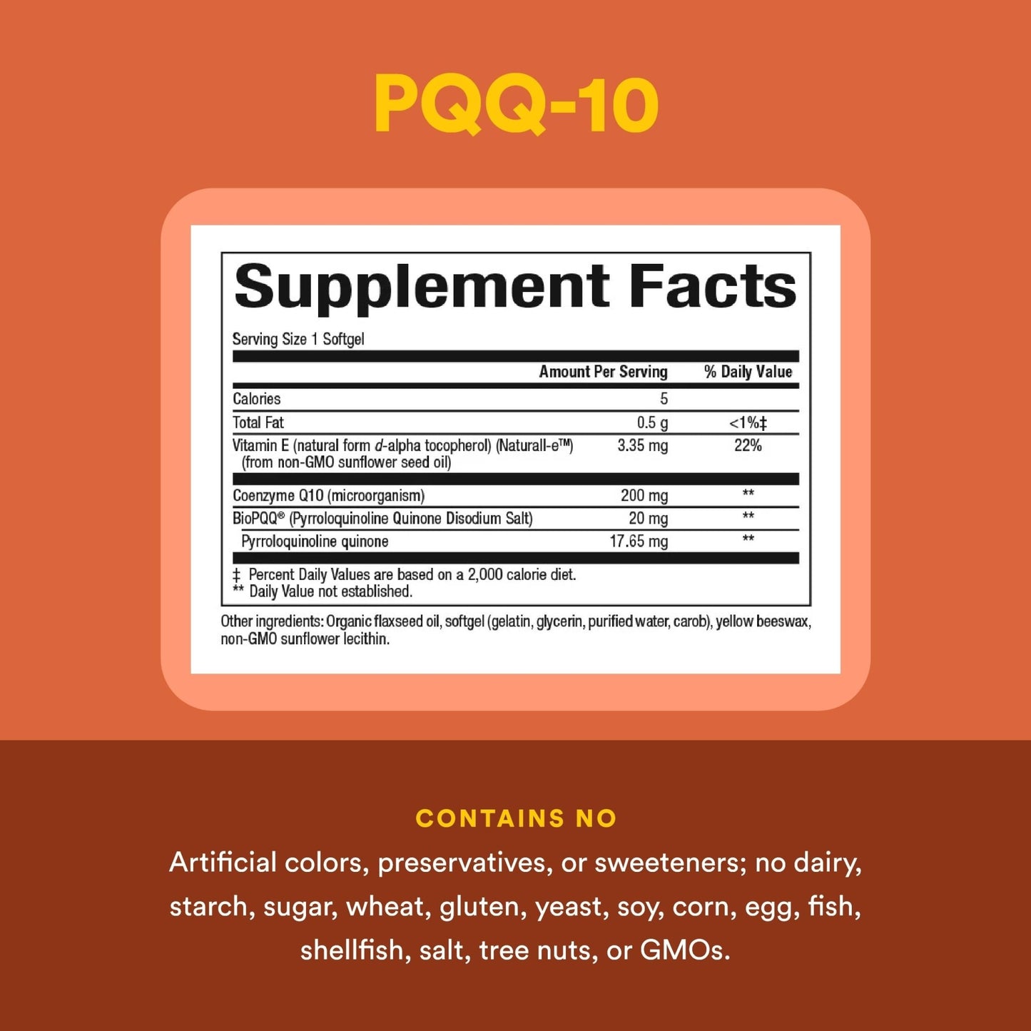Natural Factors, PQQ-10, Supports Energy and Healthy Aging, Dietary Supplement, 60 softgels (60 servings) - dailyvitalstore