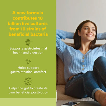 Natural Factors Whole Food Synbiotic Pre+Probiotic 10 Billion - Organic Gut & Digestive Health Supplement - Non-GMO, Gluten-Free & Dairy-Free - dailyvitalstore