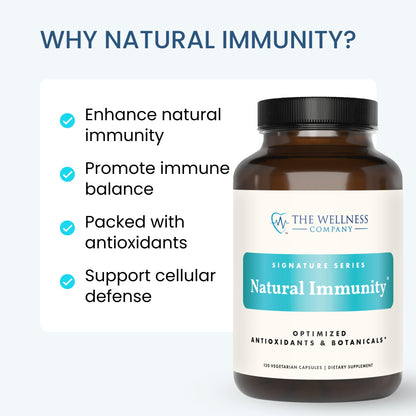 Natural Immunity - Botanical Immune Boost, Targeted Nutrients, T-Cell Support - Oregano, Reishi, Zinc, Vitamin C, Quercetin | 120 (2 Month Supply) - dailyvitalstore