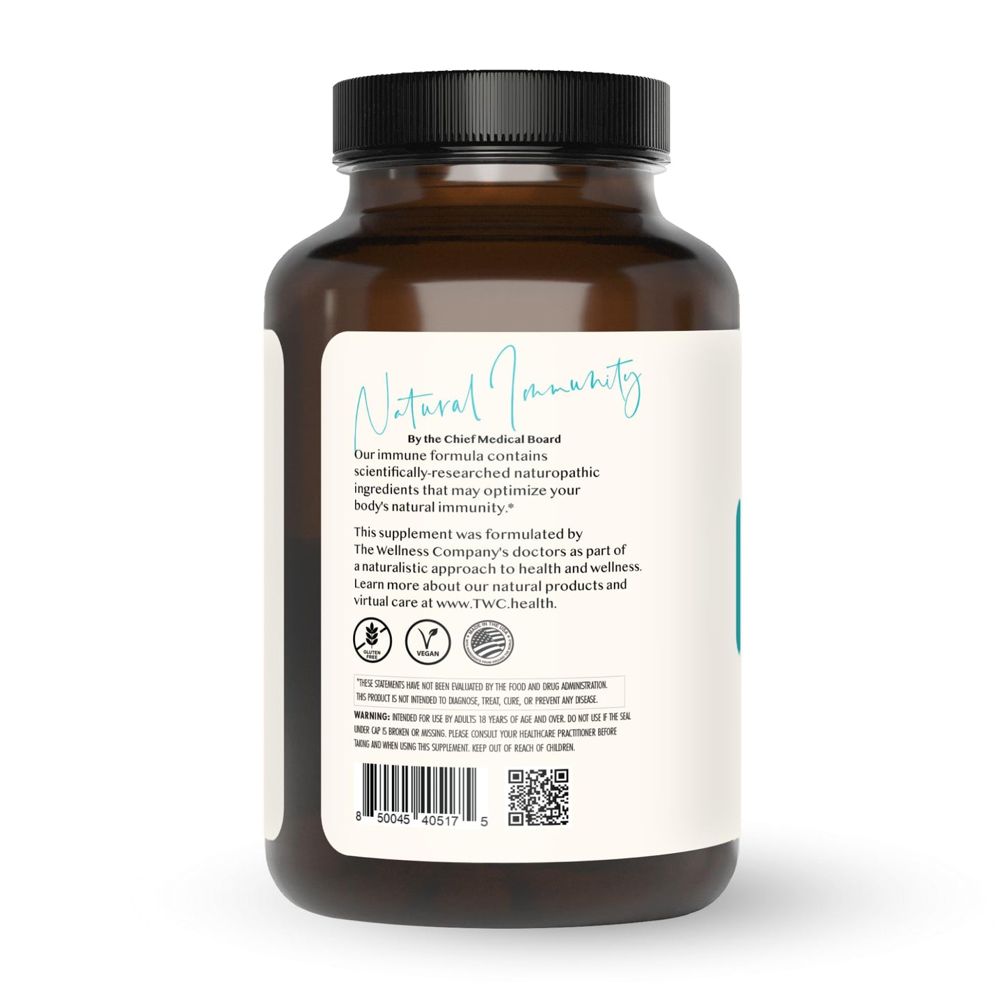 Natural Immunity - Botanical Immune Boost, Targeted Nutrients, T-Cell Support - Oregano, Reishi, Zinc, Vitamin C, Quercetin | 120 (2 Month Supply) - dailyvitalstore