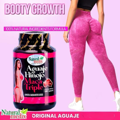 Natural medix Aguaje Hinojo Maca Triple (Maca Root Supplement) Premium 100 Capsules | Premium Botanical Blend for Feminine Balance & Confidence - dailyvitalstore