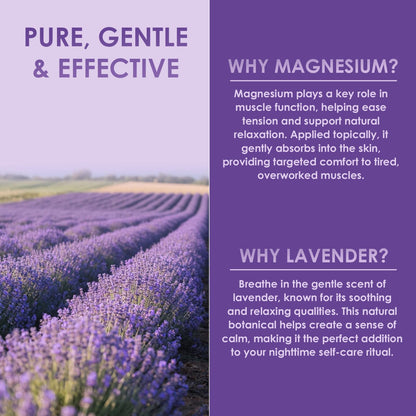 Natural Nighttime Magnesium Cream for Sleep & Pain Relief – Soothing Topical Magnesium Lotion for Leg Cramps & Muscle Relaxation, Apply to Legs or Feet Before Bed – Deep Hydration, 4.23 Fl Oz - dailyvitalstore