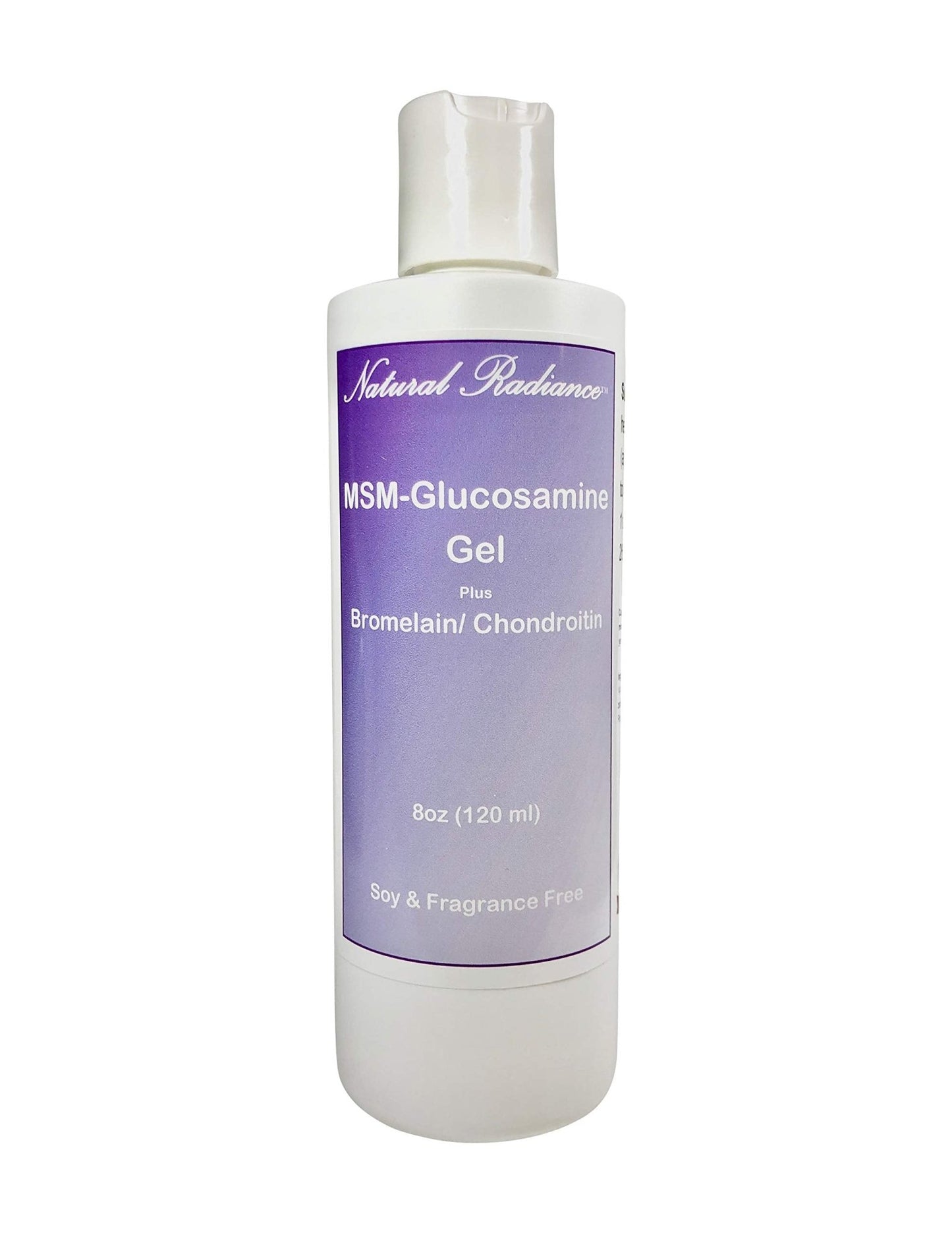 Natural Radiance MSM Plus - Glucosamine Bromelain and Chrondroitin 8 oz. Bottle - Oderless - dailyvitalstore