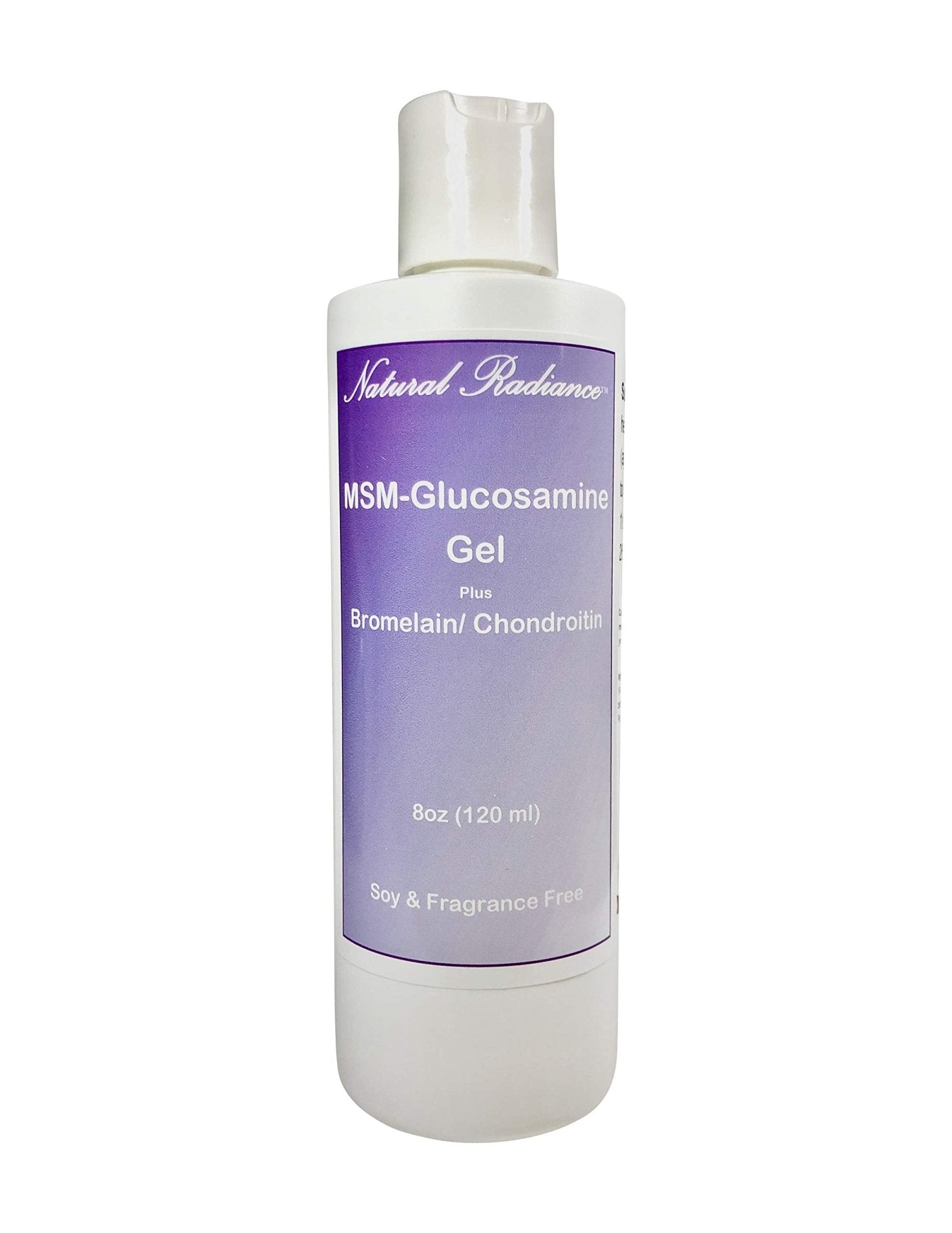 Natural Radiance MSM Plus - Glucosamine Bromelain and Chrondroitin 8 oz. Bottle - Oderless - dailyvitalstore