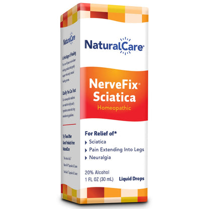 NaturalCare Pain Relief NerveFix Sciatica Neuralgia, 1 oz Liquid Natra Bio - dailyvitalstore