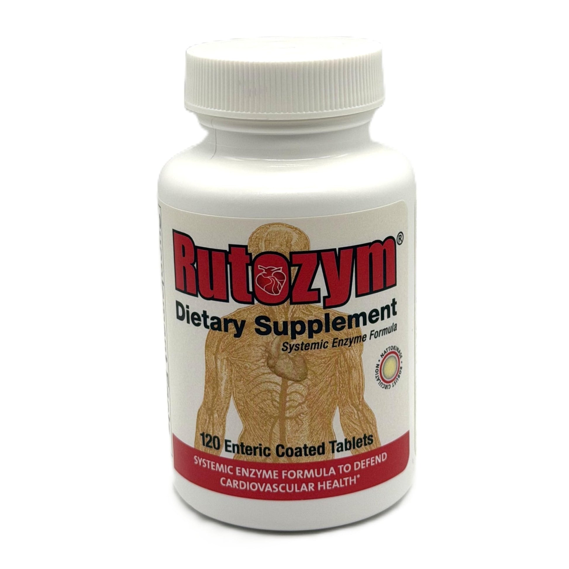 Naturally Vitamins Rutozym 120 ct, Bottle, Medium Yellow - dailyvitalstore