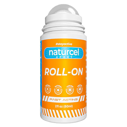 Naturcel Sport Roll-On, 2FL OZ, Topical Reliever for Aches and Pains of Muscles and Joints, Cooling, Fast Acting, Mess Free Massage Roller, Colorless - dailyvitalstore